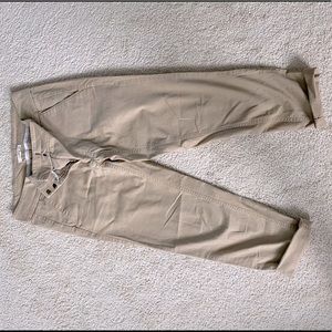 Loft cropped chino size 4 EUC khaki